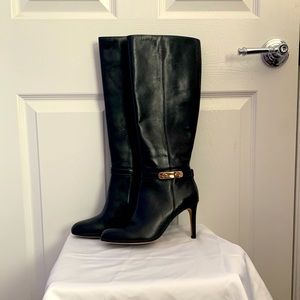 Coach Knee Low Cut Boots